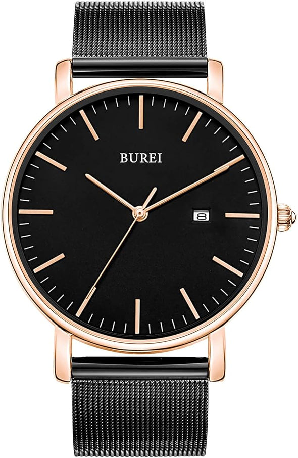 Men Wrist Watches Fashion Minimalist Analog Quartz Waterproof Watches for Men