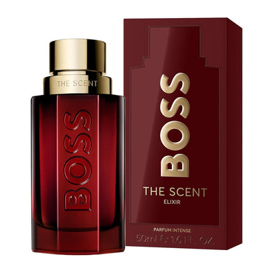 Hugo Boss The Scent Elixir Parfum – Ambery Men's Cologne – With Notes of Pimento, Lavandin Absolute & Sandalwood – Long Lasting Fragrance