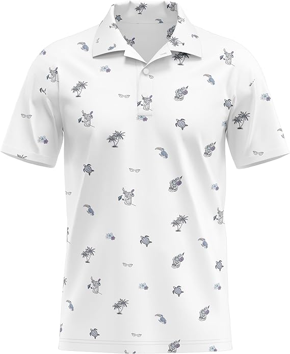 Mens Golf Shirt Short Sleeve Dry Fit polo t shirts