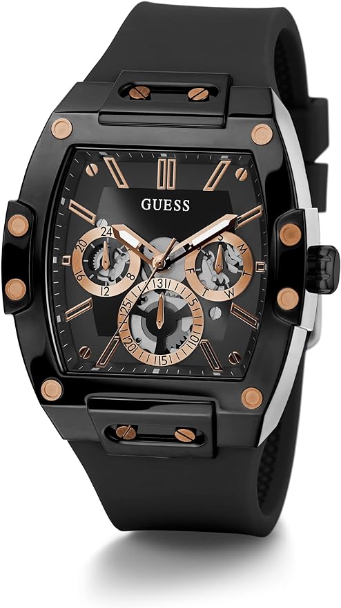 GUESS Men's Trend Casual Tonneau Diamond 43mm Watch