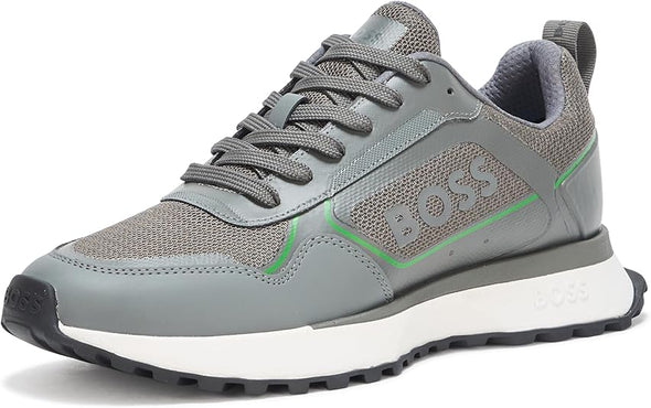 BOSS Men's Big Logo Mesh Mix Lace Up Sneaker