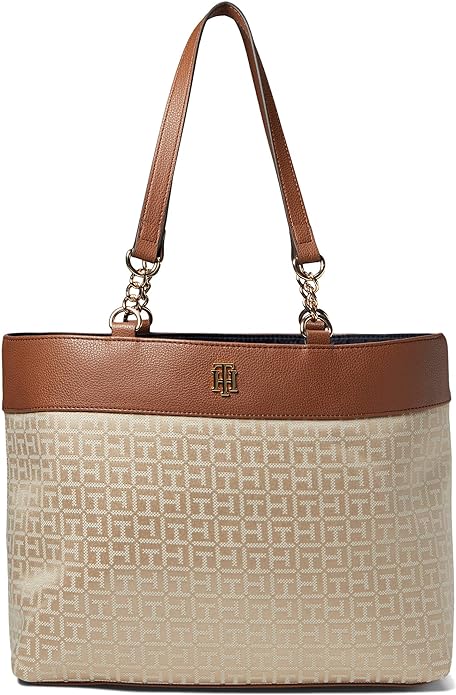Tommy Hilfiger Camilla II Tote-Square Monogram Jacquard