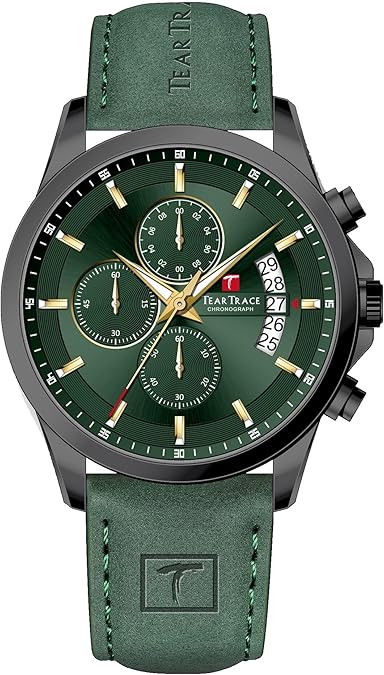 Watches for Men Luxury Quartz Chronograph 3ATM Waterproof Sport Wrist Watches Multifunctional with Silicone Strap Casual Mens Watches