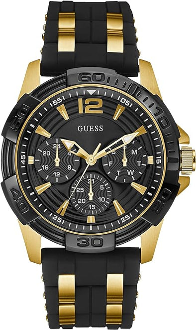 GUESS Iconic Blue Stainless Steel Stain Resistant Silicone Watch