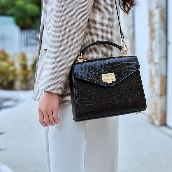 VICTORIA HYDE Women's Top Handle Handbag, Satchel Purses, Square Crossbody Bags