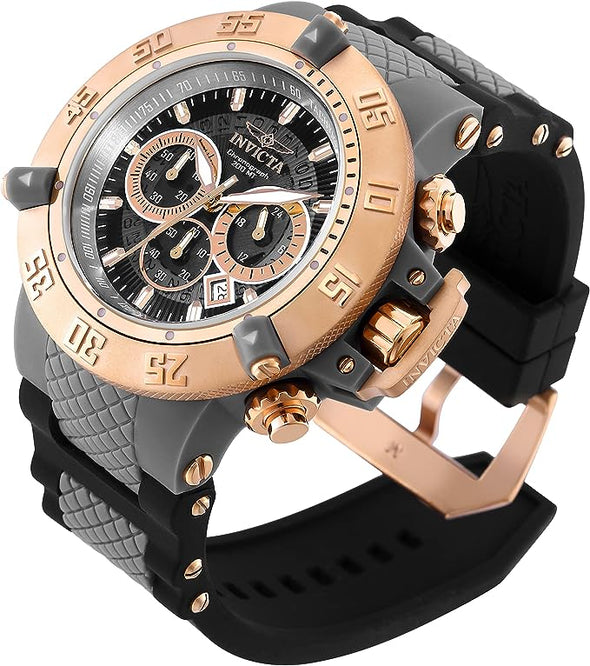Invicta Men's  Anatomic Subaqua Collection Chronograph Watch, grey and black/grey