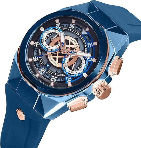 Men's Watches Chronograph Analog Stop Watch Waterproof Business Casual Wrist Watch