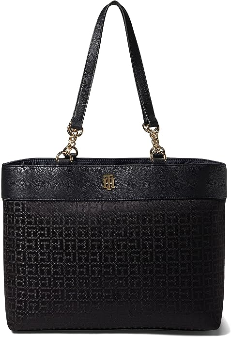 Tommy Hilfiger Camilla II Tote-Square Monogram Jacquard