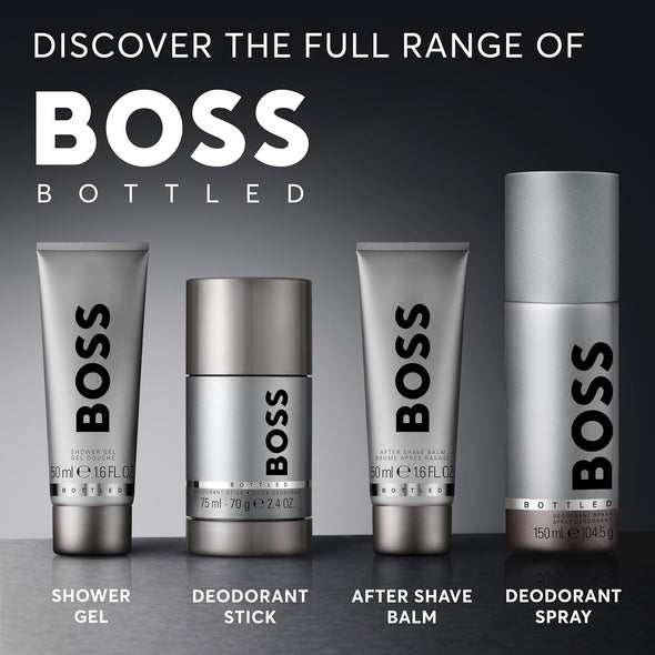 Hugo Boss Bottled Deodorant Stick for Men With Notes of Apple, Cardamom & Vetiver 2.4 oz