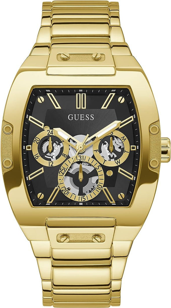 GUESS Men's Trend Casual Tonneau Diamond 43mm Watch