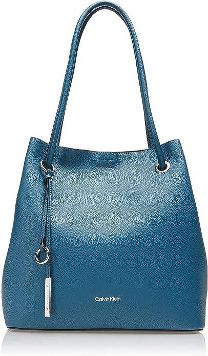 Calvin Klein Gabrianna Bubble Lamb North/South Key Item Tote