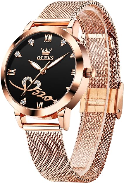 Ladies Watches Rose Gold Japanese Quartz Female Watches for Women Waterproof Stainless Steel Casual Dress Lady Wrist Watches