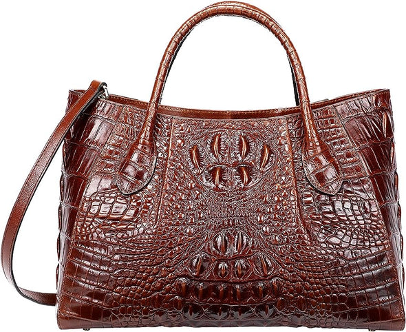 Women Handbags Crocodile Purse Designer Top Handle Satchel Handbags For Women