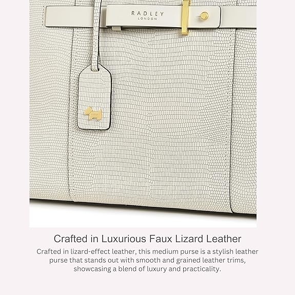 RADLEY London - Faux Lizard Medium Satchel Bag for Women - Leather Crossbody Bag