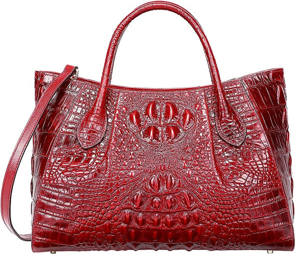 Women Handbags Crocodile Purse Designer Top Handle Satchel Handbags For Women