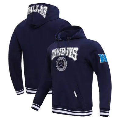 Men's Navy Dallas Cowboys Pullover Hoodie