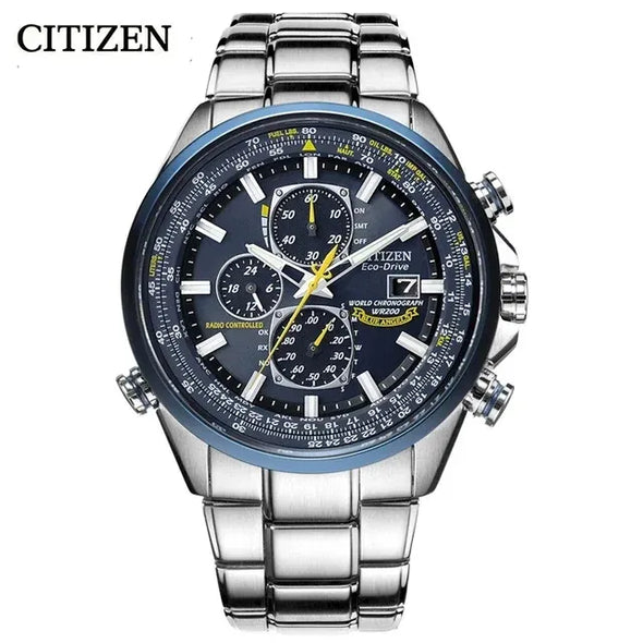 Hot CITIZEN Men Watches Luxury Trend Quartz Calendar Waterproof Multi Function Fancy Round Watch