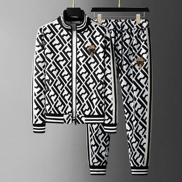 2 piece sweatsuit set men's clothing suits for men's hoodies & sweatshirts set