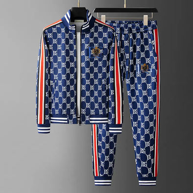 2 piece sweatsuit set men's clothing suits for men's hoodies & sweatshirts set