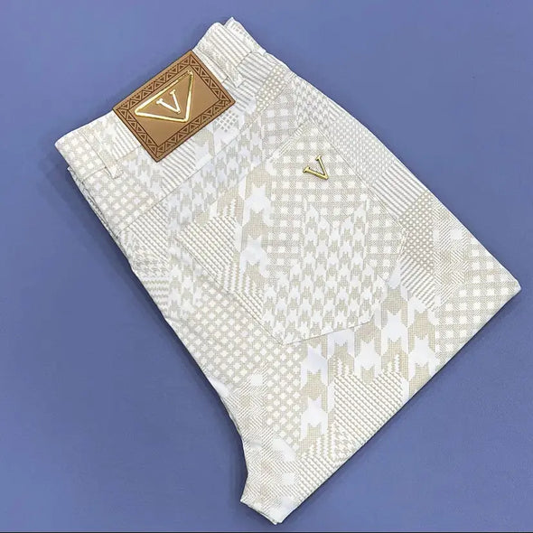 Summer Ice silk pants Trousers casual pants for men's pants