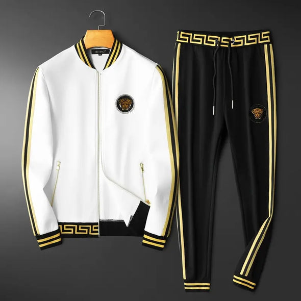 jacket Pants wholesale men's embroidered men's Fleece set