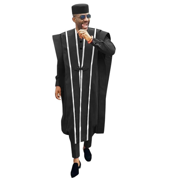 African men's suit high quality men african wear suit fashion men african dashiki suit ( coat+top+pant+hats)