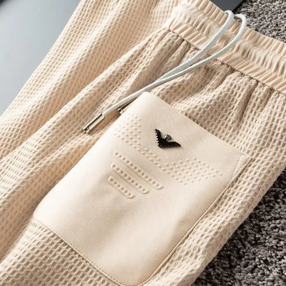 mens clothes Custom Fashion drawstring pants sweat pants