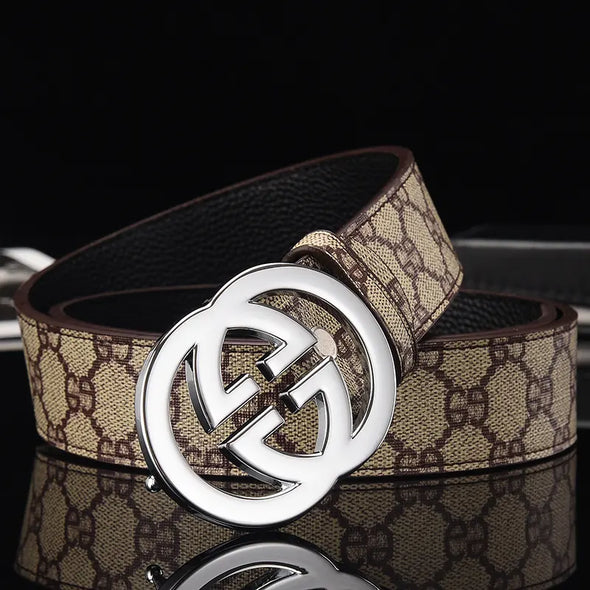 Apparel & Accessories Accessories Belts & Accessories Genuine Leather Belts Hot Sale Designer Two Layer Cowhide Fashion Women Belt for Men Wholesale Genuine Leather Belt