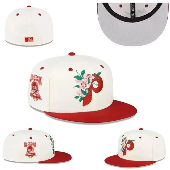 Mens Flat Brim Embroidered Fitted Baseball Hat Custom Fitted Hat Gorras Snapback Cap Baseball Caps