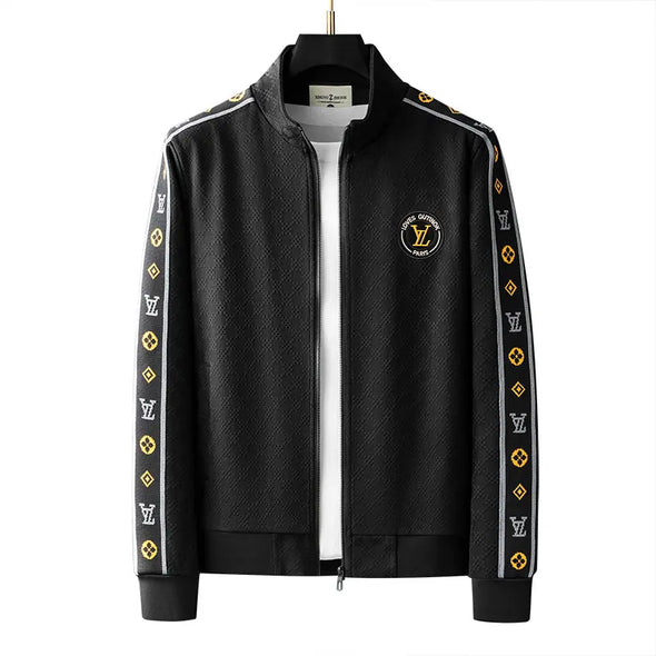 Men's fashion clothes casual jacket Hooded Coat autumn streetwear leather jacket for men