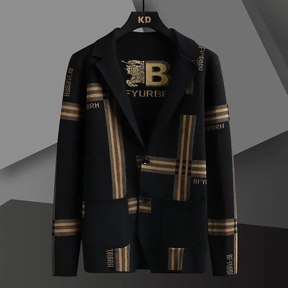 2025 New Knitted Cardigan Jacket Fashion Designer Sweater for Men
