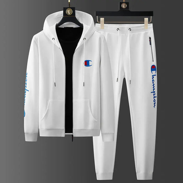 2 piece sweatsuit set men's clothing for men's hoodies & sweatshirts set