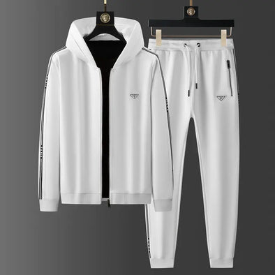 2 piece sweatsuit set men's clothing suits for men's hoodies & sweatshirts set