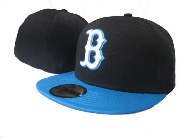 3d Embroidery Fitted Cap Gorras Flat Brim American Baseball Fitted Hats for Team