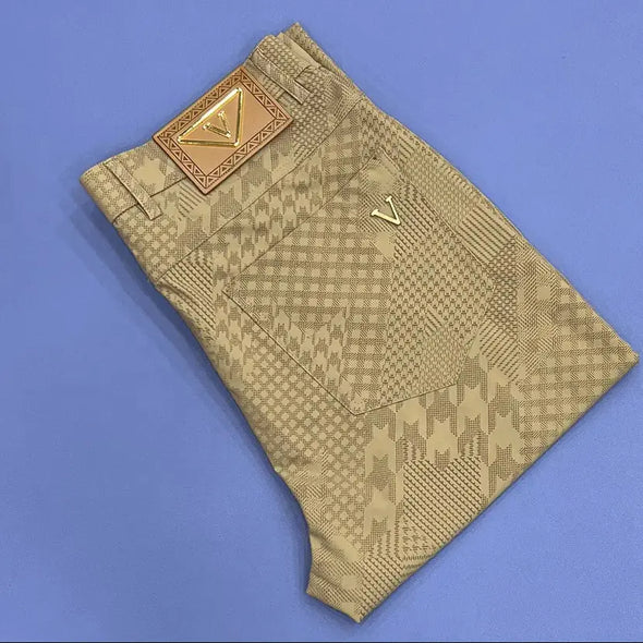 Summer Ice silk pants Trousers casual pants for men's pants