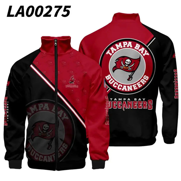 2025 3D Print American Football Teams Autumn Men's Training Wearing Long Sleeve Hoodies Pullover Hoodies Daily Wearing Trendy