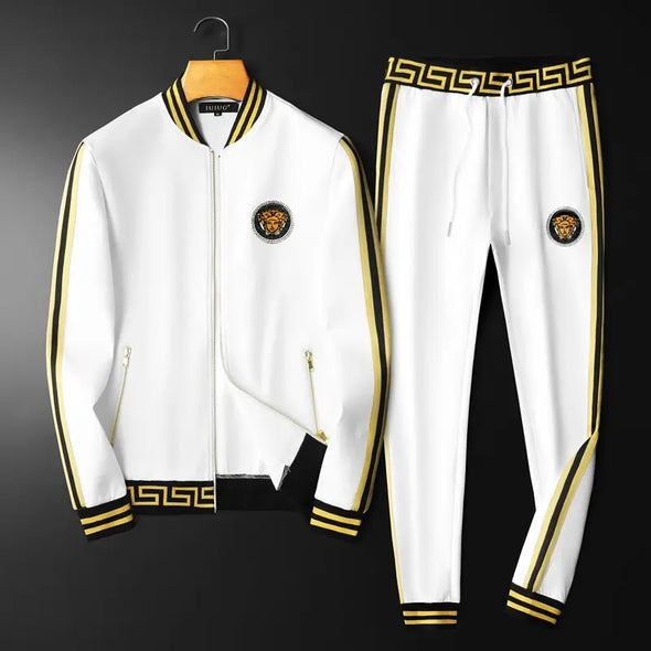 jacket Pants wholesale men's embroidered men's Fleece set