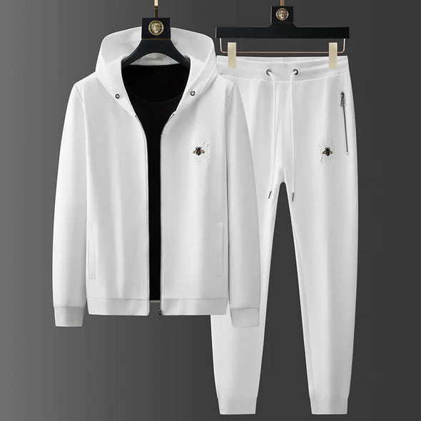 2 piece sweatsuit set men's clothing for men's hoodies & sweatshirts set
