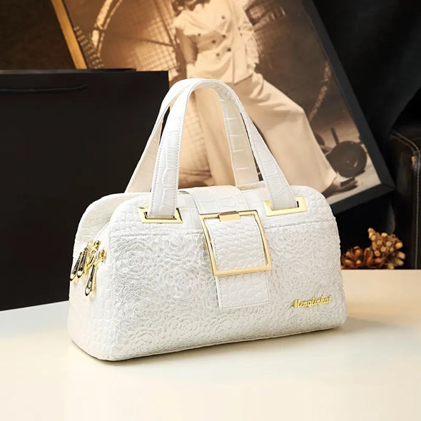 2025 New Wholesale Crocodile Soft Leather Luxury Handbag High Quality Crossbody Fashion Handbag Guangzhou Grand Women's Bag