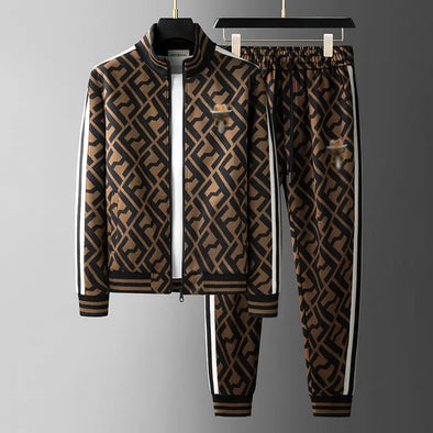 2 piece sweatsuit set men's clothing suits for men's hoodies & sweatshirts set