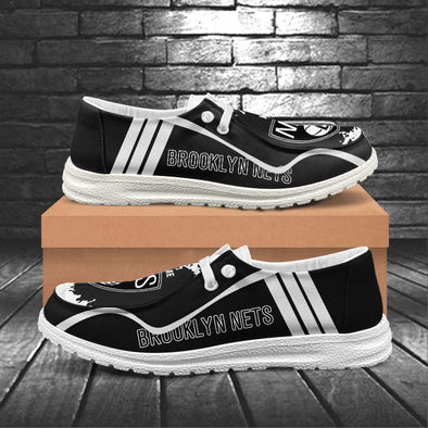 Brooklyn Nets Hey Dude Shoes – Moccasin shoes.