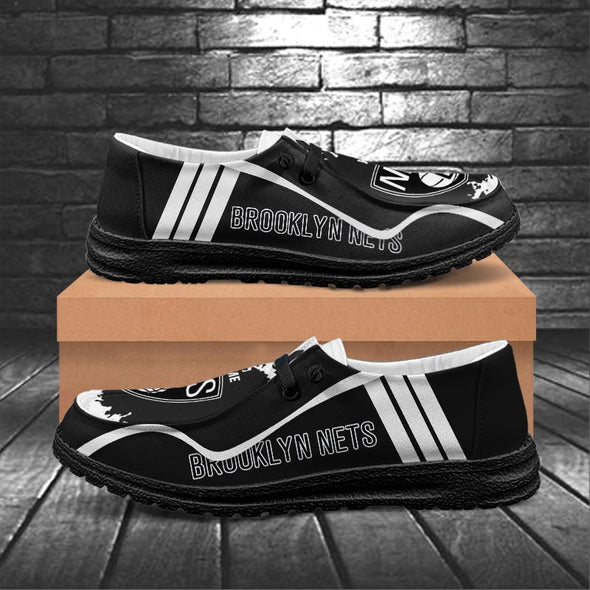Brooklyn Nets Hey Dude Shoes – Moccasin shoes.