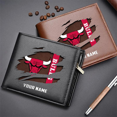 Chicago Bulls Men Leather Wallet
