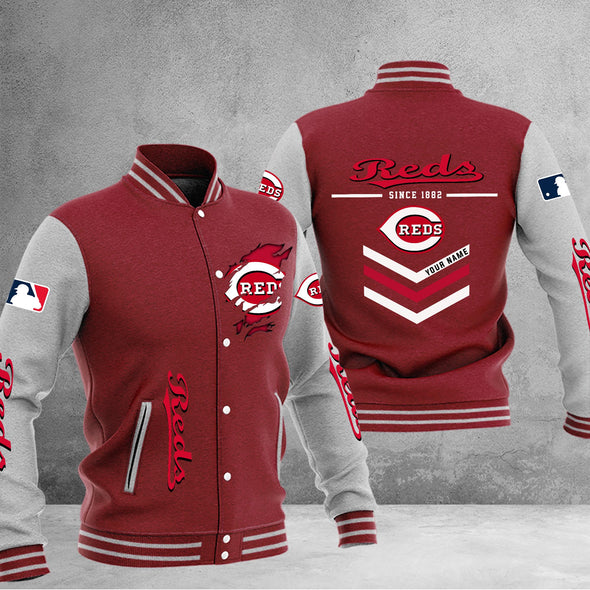 Cincinnati Reds Varsity Baseball Jacket