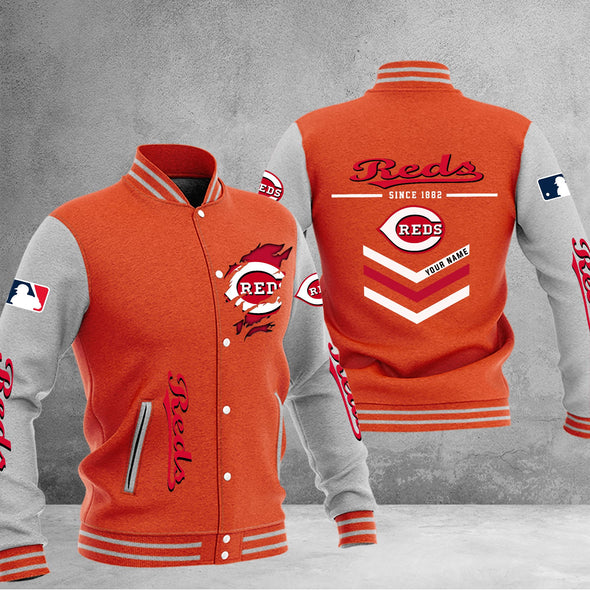 Cincinnati Reds Varsity Baseball Jacket