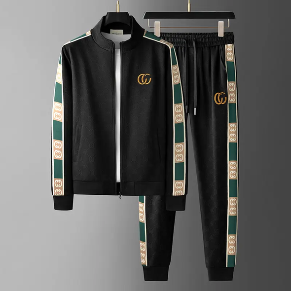 Corduroy 2 piece sweatsuit set men's clothing suits for men's hoodies & sweatshirts set