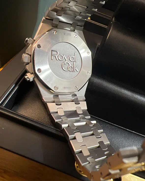 Audemars Piguet Royal Oak Chronograph 41Mm Blue Grande Tapisserie Dial 26320St