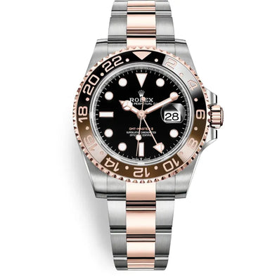 Rolex Gmt-Master Ii Root Beer Automatic Men Steel Oyster Watch 40Mm