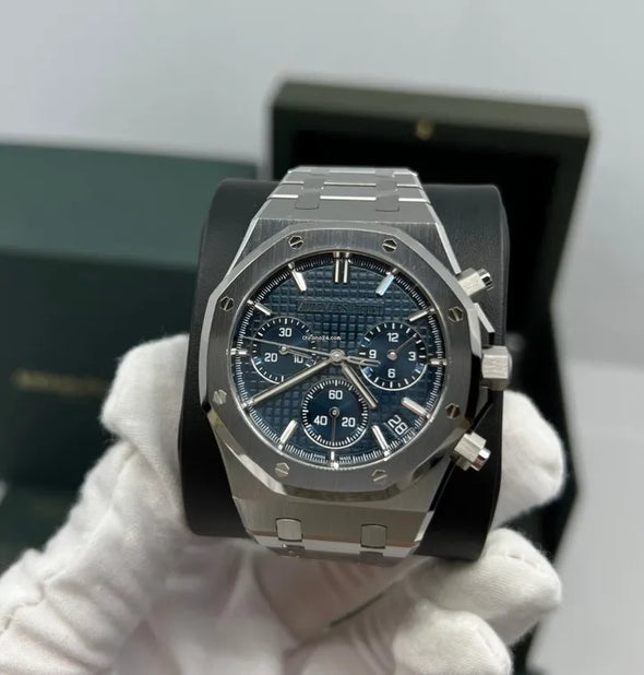 Audemars Piguet Royal Oak Chronograph Blue Dial 41Mm Watch