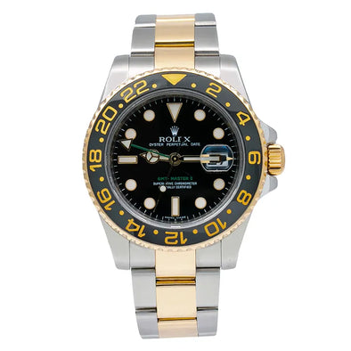 Rolex Gmt-Master Ii Gmt Black Dial Men Watch 40Mm